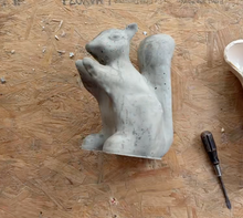 Load image into Gallery viewer, Squirrel Guardian Statue, Concrete