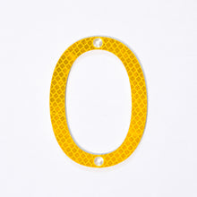 Load image into Gallery viewer, Road Sign House Numbers (Yellow)