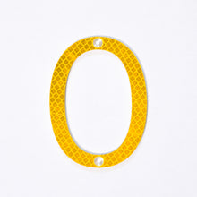 Load image into Gallery viewer, Road Sign House Numbers (Yellow)
