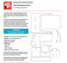 Load image into Gallery viewer, Makers Unite Desk (Downloadable Plans)
