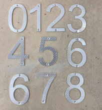 Load image into Gallery viewer, Road Sign House Numbers (White)
